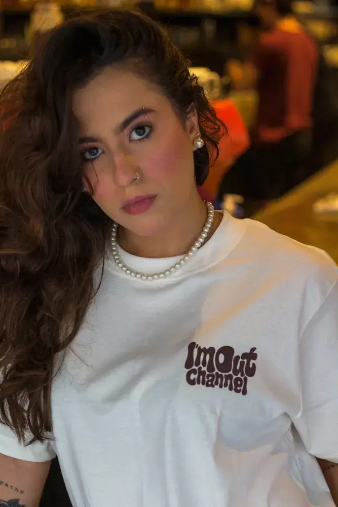 Nice Day Latte — vestida no ensaio No Coffee, No Work