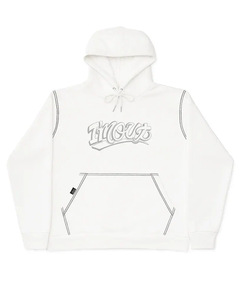 Moletom Contraste Off White — frente, foto de produto